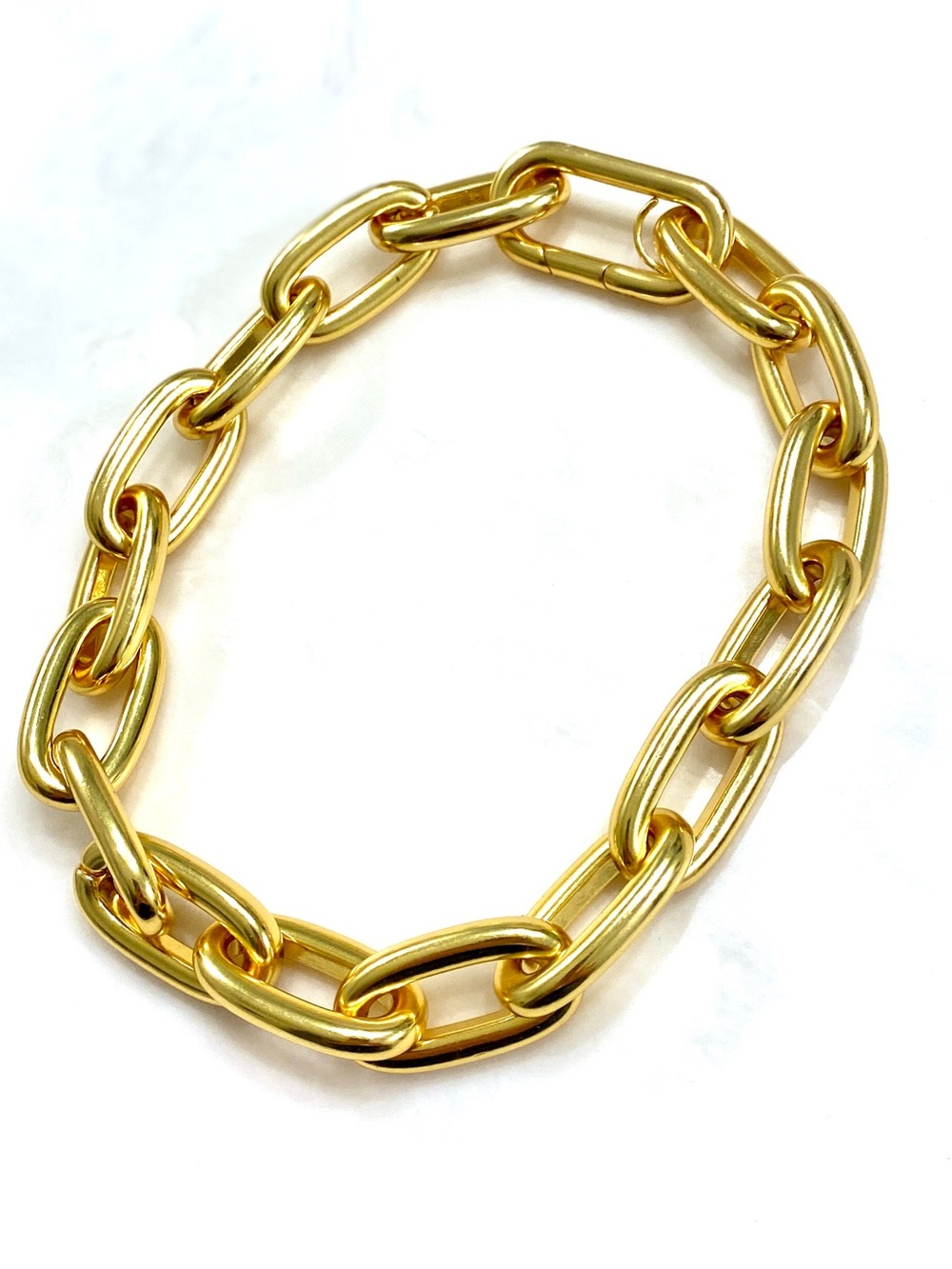 J. Crew Polished Gold Link Necklace - Picture 4 of 6